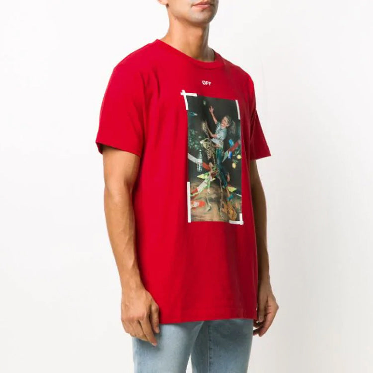Off-White Pasca Arrows Short Sleeve Mens Logo OMAA027F20FAB0172540