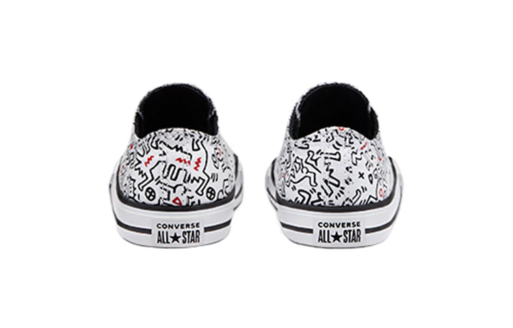 (TD) Keith Haring x Converse Chuck Taylor All Star Canvas Shoes White/Black 771862C