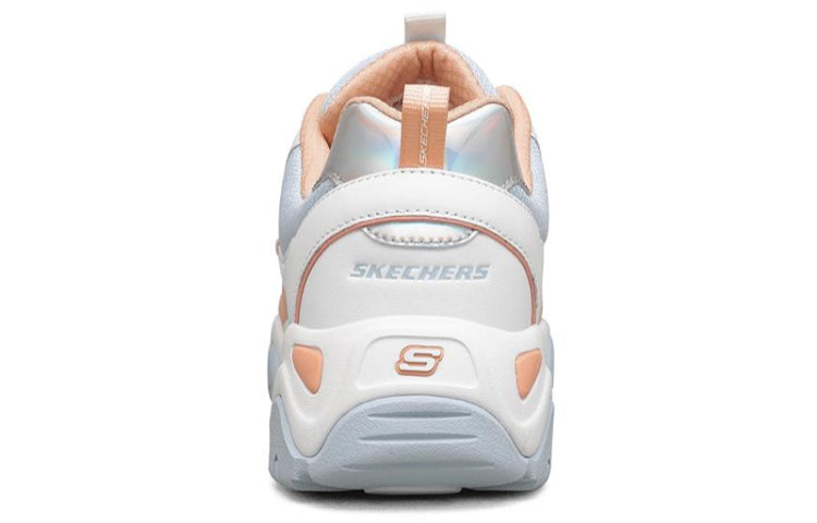 (WMNS) Skechers D'lites 2.0 'White Blue Pink' 66666312-WLB