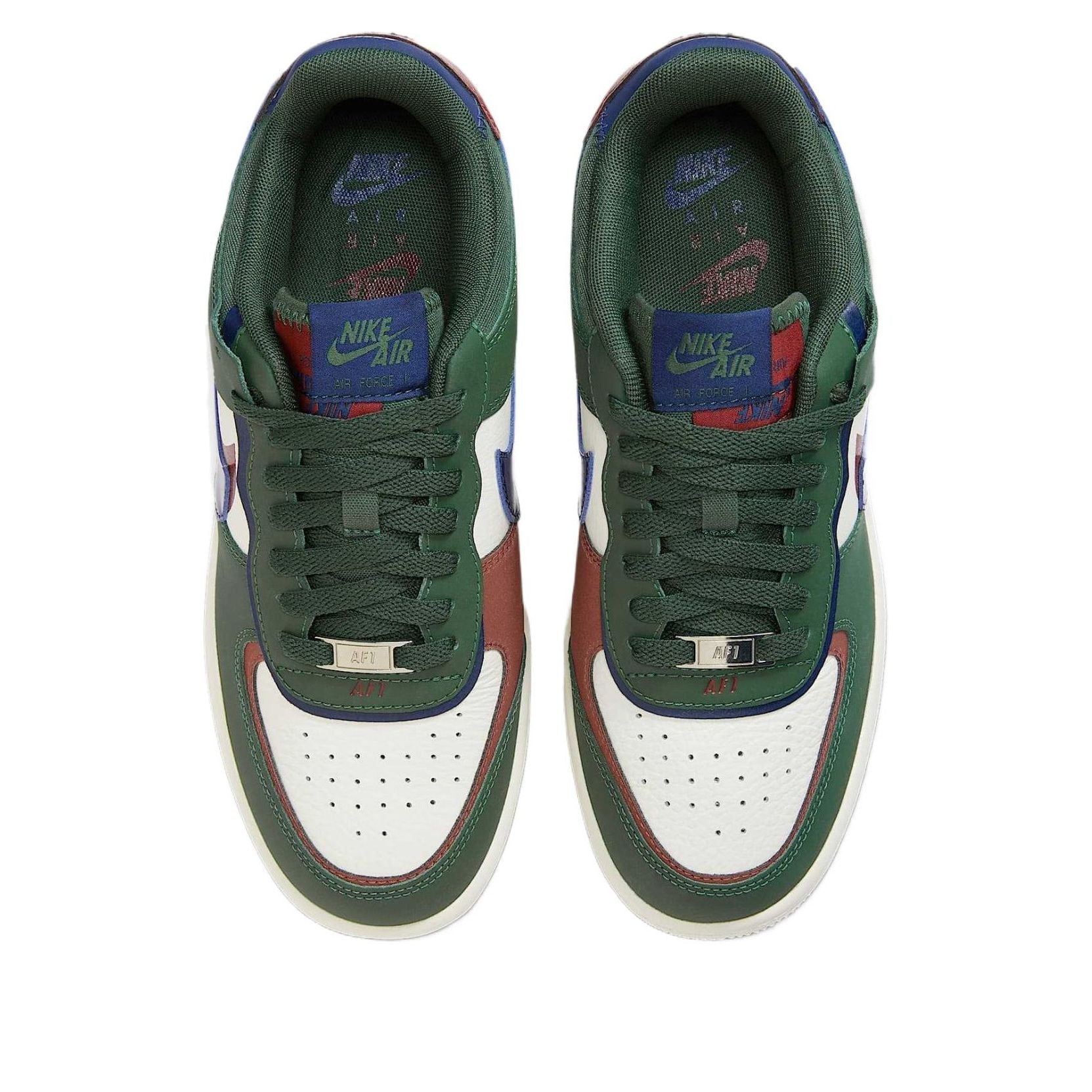 (WMNS) Nike Air Force 1 Shadow 'Fir Dark Team Red Sail' DZ1847-300