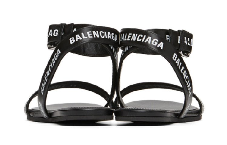 (WMNS)  Balenciaga Sports sandals 'Black White' 630038WBAE11090