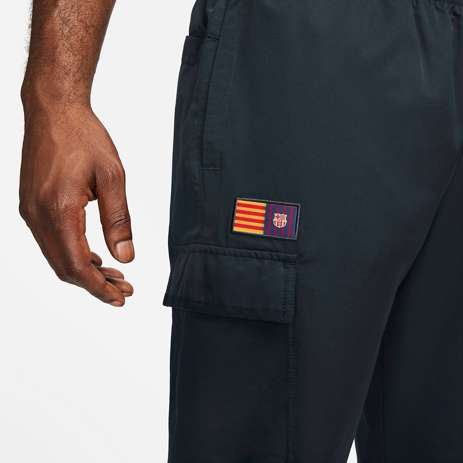 Nike FC Barcelona Woven Soccer Pants 'Blue' DX4767-475