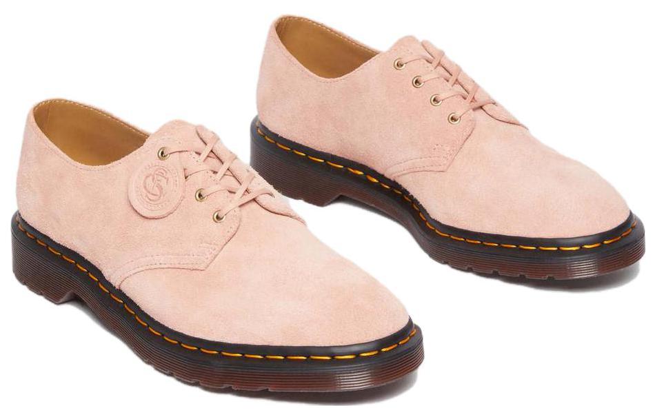 (WMNS) Dr. Martens Smiths Suede Dress Shoes 'Peach Beige' 30564329