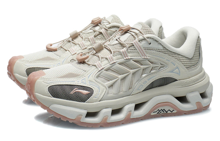 (WMNS) Li-Ning Scenery Low 'White Grey' AGLR106-3
