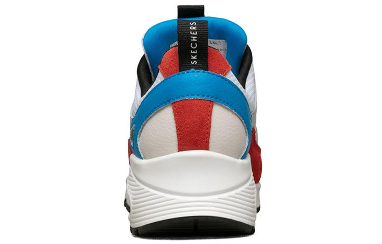 (WMNS) Skechers Uno Running Shoes White/Red/Blue 155006-WMLT