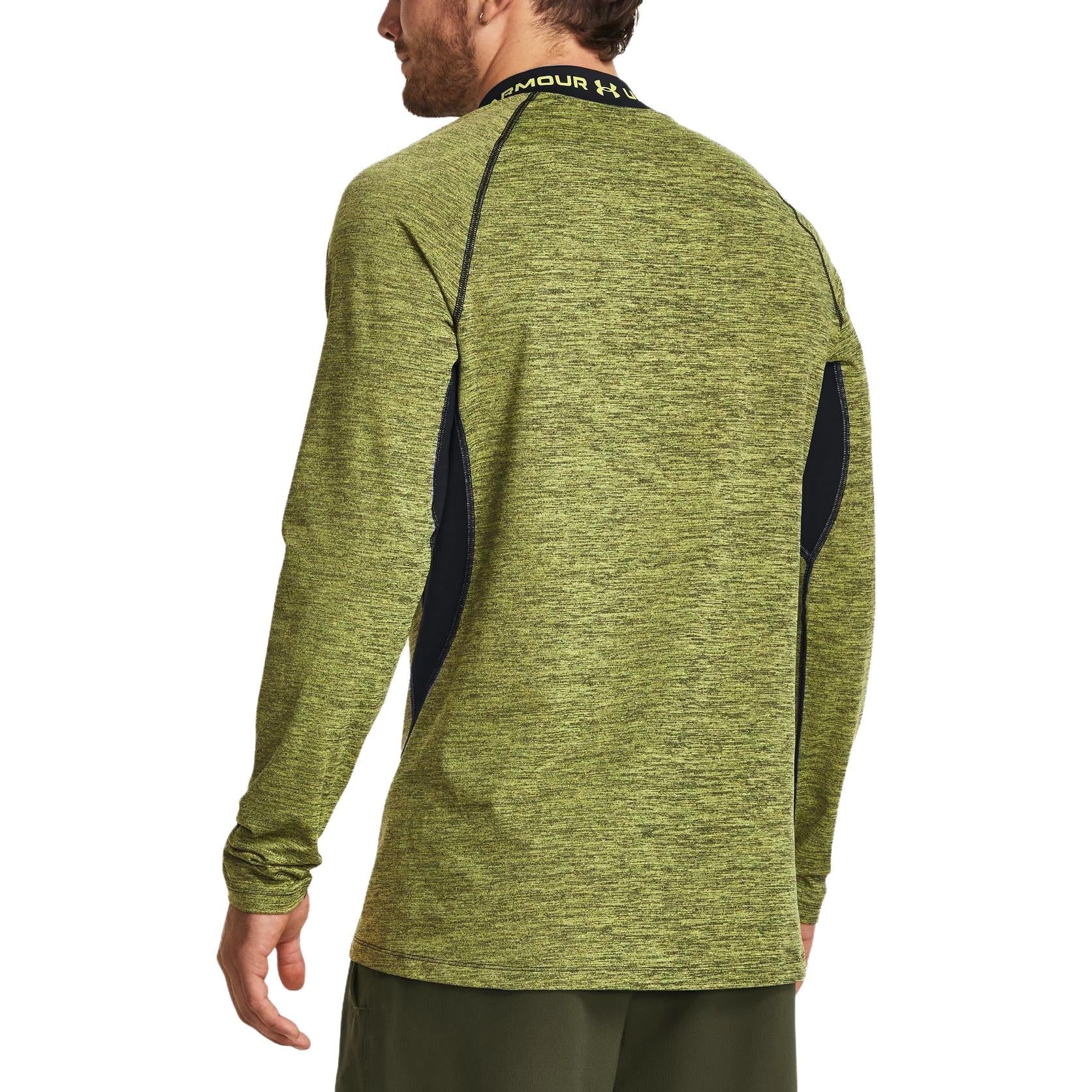 Under Armour ColdGear Twist Mock Long Sleeve T-shirt 'Green' 1379820-743