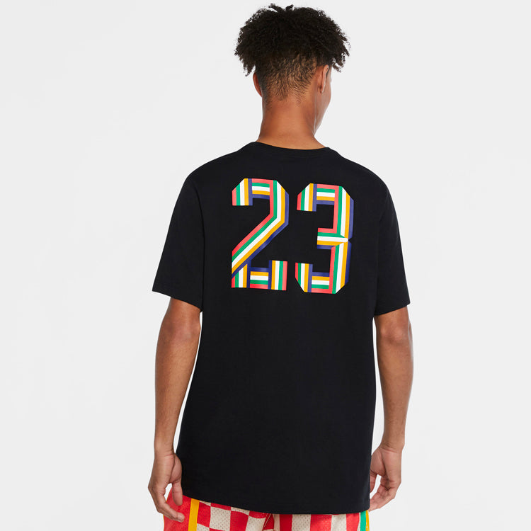 Air Jordan Sport Dna Jumpman Round Neck Short Sleeve Black CU1975-010