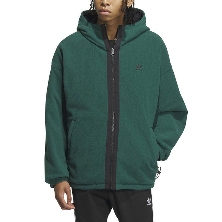 adidas Originals Reversible Down Jackets 'Black Green' IU4785