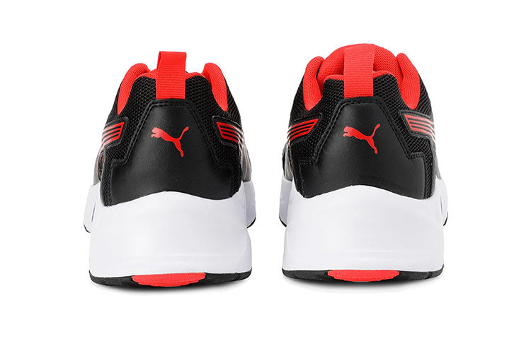 (WMNS) PUMA Nucleus Run Imeva Low Black/Red/White 369869-01