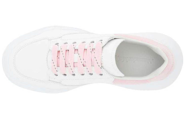 (WMNS) Alexander McQueen Oversized Court Trainer 'White Pink' 633915WIA9A9414