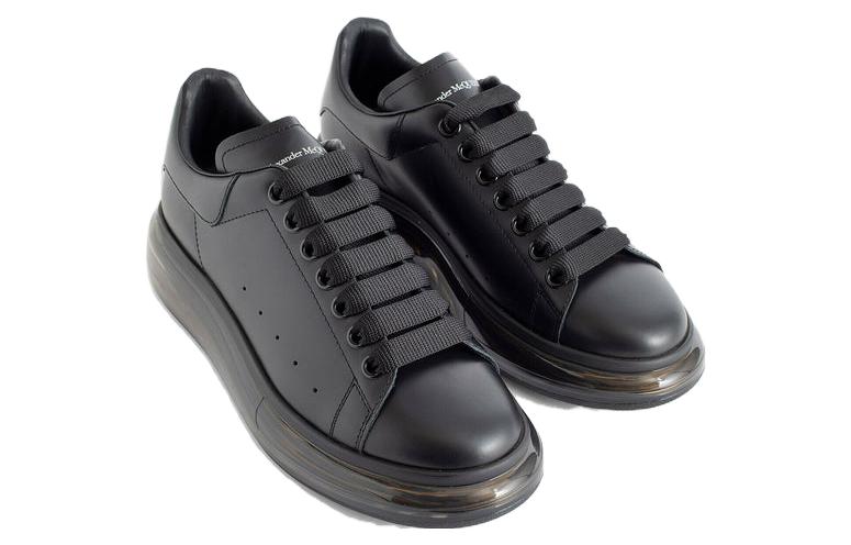 Alexander McQueen Oversized Sneaker 'Black Shiny Sole' 604232WHX981000