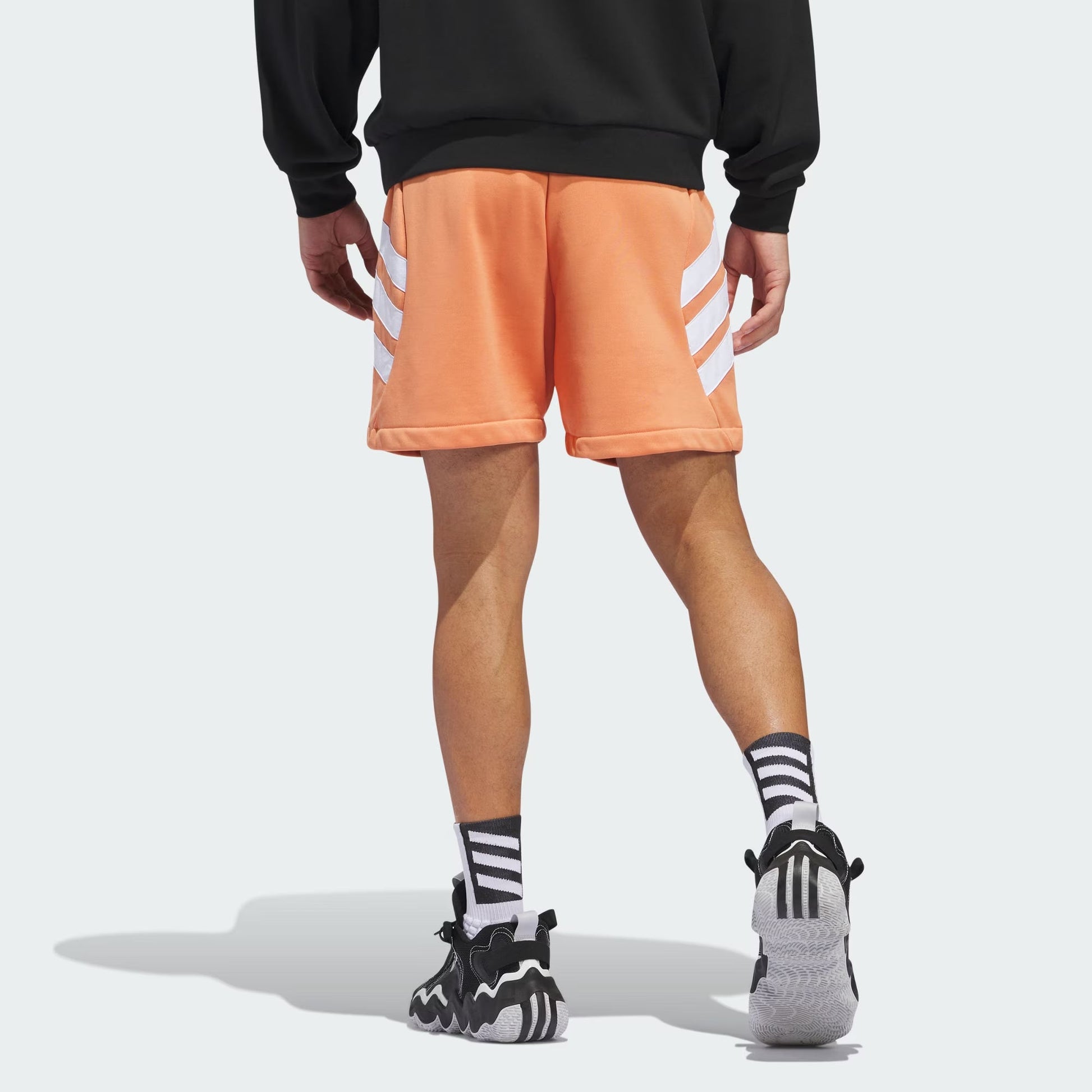 adidas Harden Graphic Shorts Asia Sizing 'Orange' IU2801