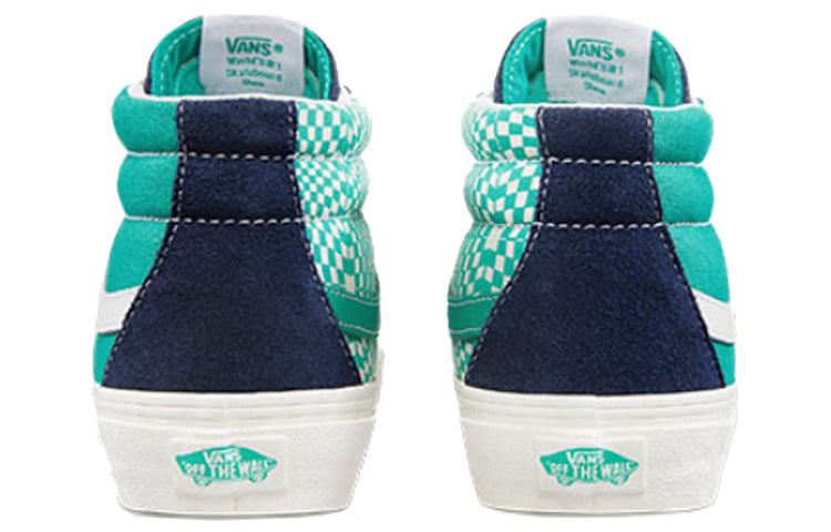 Vans SK8-Mid Reissue Black-Green 'Blue Green' VN0A391FTET