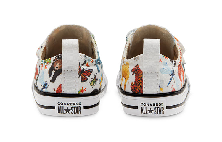 (TD) Converse Chuck Taylor All Star 2v Little White/Multi 768463C