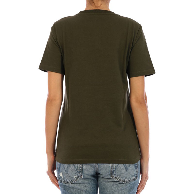 LOEWE Printing Loose Pure Cotton Short Sleeve Olive Green S359333XBP-4160