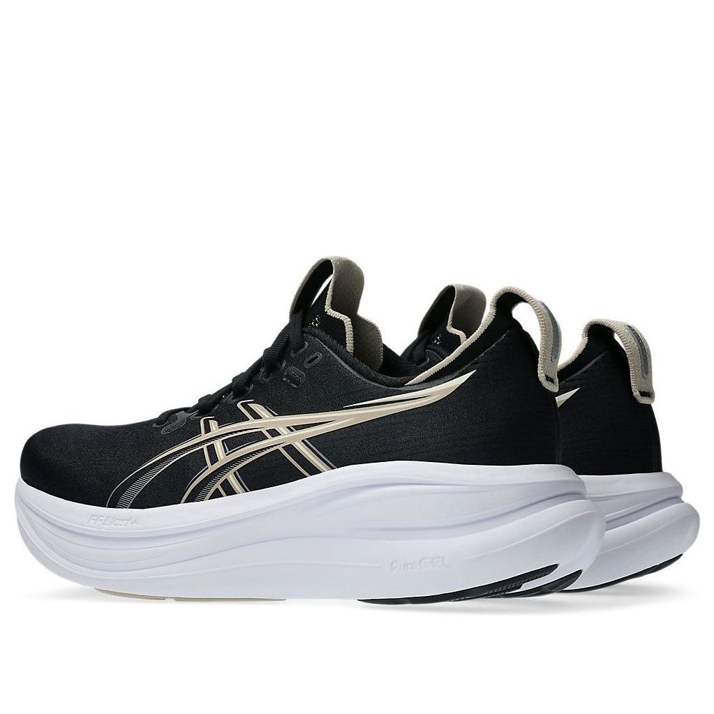 (WMNS) ASICS Gel-Nimbus 28 D Wide 'Black Feather Grey' 1012B917-002