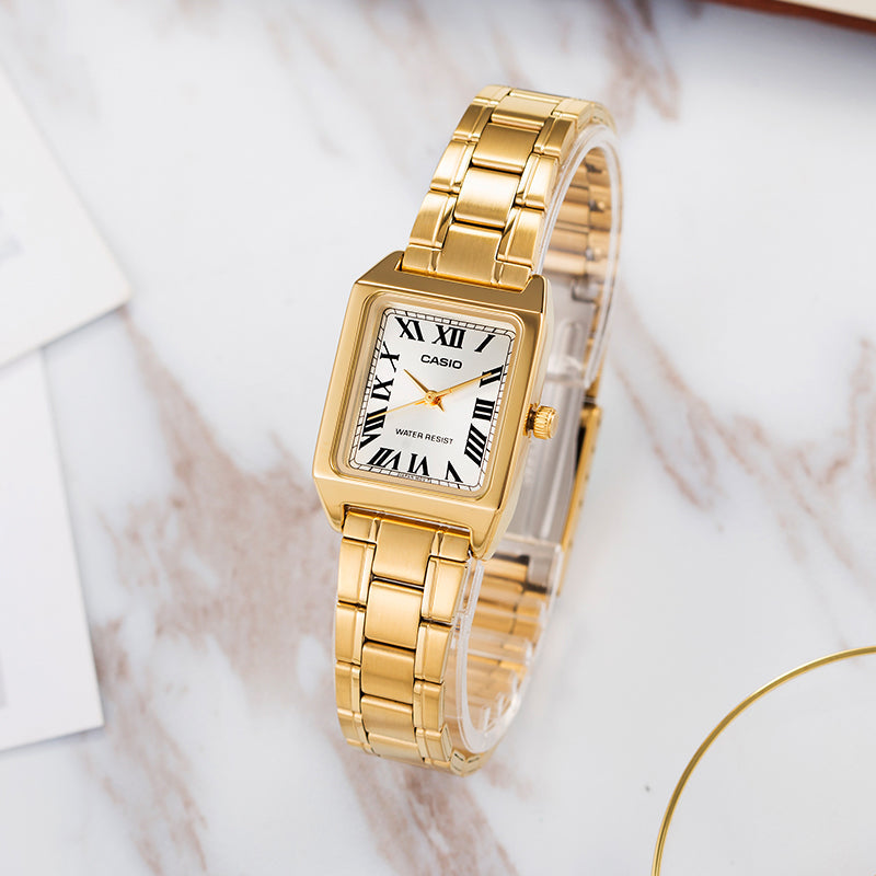 CASIO Quartz Waterproof Analog Watch 'Gold' LTP-V007G-9B