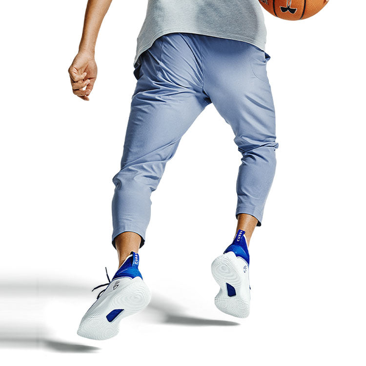 Under Armour UNDRTD Crop Woven Pants 'Washed Blue' 1361355-420