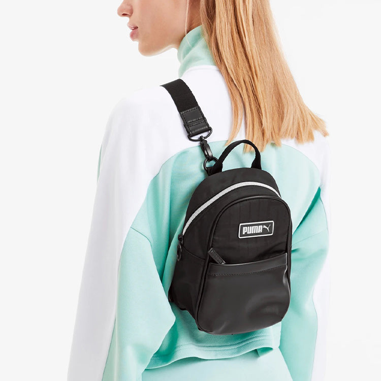 PUMA Prime Classics Mini Backpack 'Black White' 077140-01