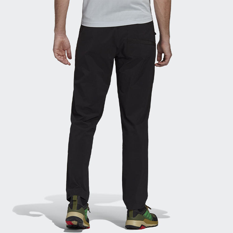 adidas Logo Loose Lacing Sports Pants Black GI7310