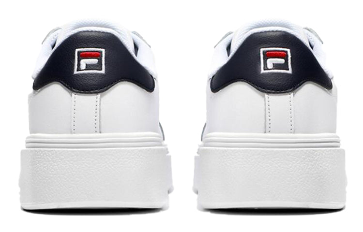 FILA Court Plumpy Low Top Board Shoes White/Black 1TM01397D_147