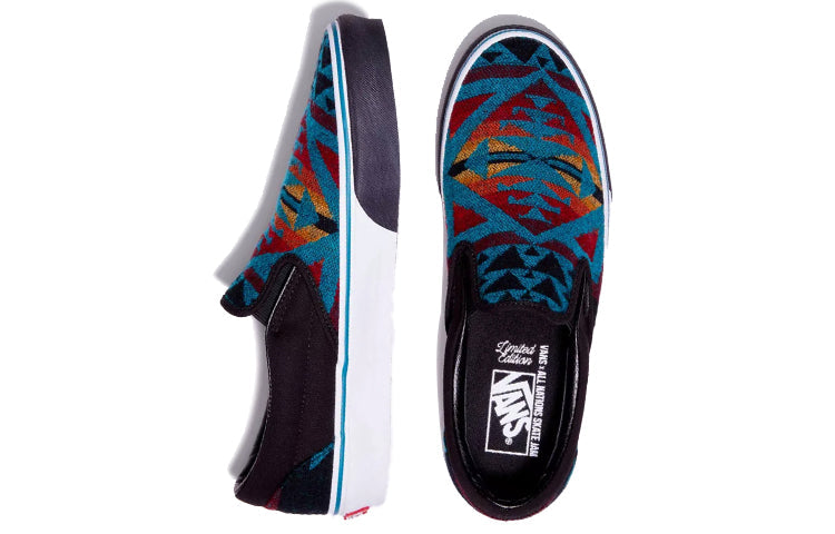 Vans All Nations Skate Jam x Slip-On 'Blue Black' VN0A4U38BLK
