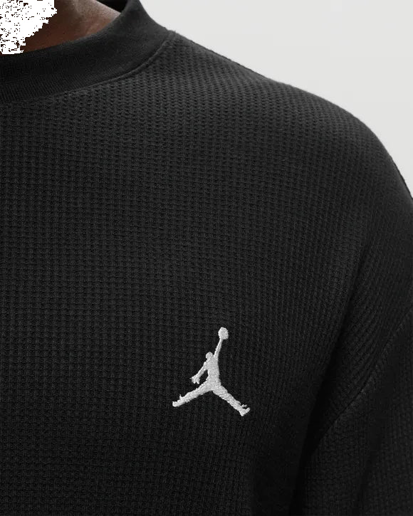 Air Jordan Essentials Waffle Knit Top 'Black' FD7461-010