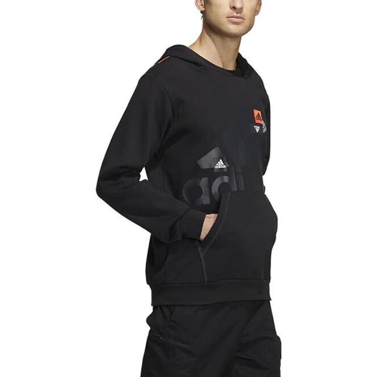 adidas Must Have Brand Pack Brushed Sweatshirt 'Black' HN8980