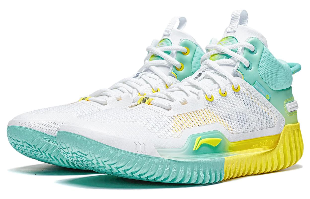 Li-Ning BadFive 3 'White Yellow Green' ABFT005-9