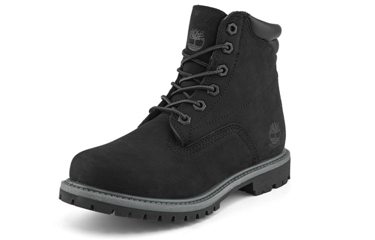 (WMNS) Timberland Waterville 6-Inch Waterproof Wide-Fit boots 'Black' A17VMW