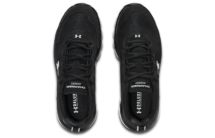 (WMNS) Under Armour Charged Assert 9 CN 'Black white' 3025706-001