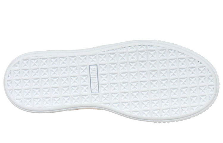 (WMNS) PUMA Suede Platform SD White/Pink 364718-10