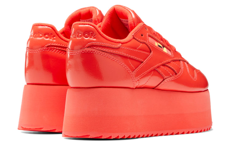 (WMNS) Reebok Gigi Hadid x Classic Leather Triple Platform 'Neon Red' DV5389