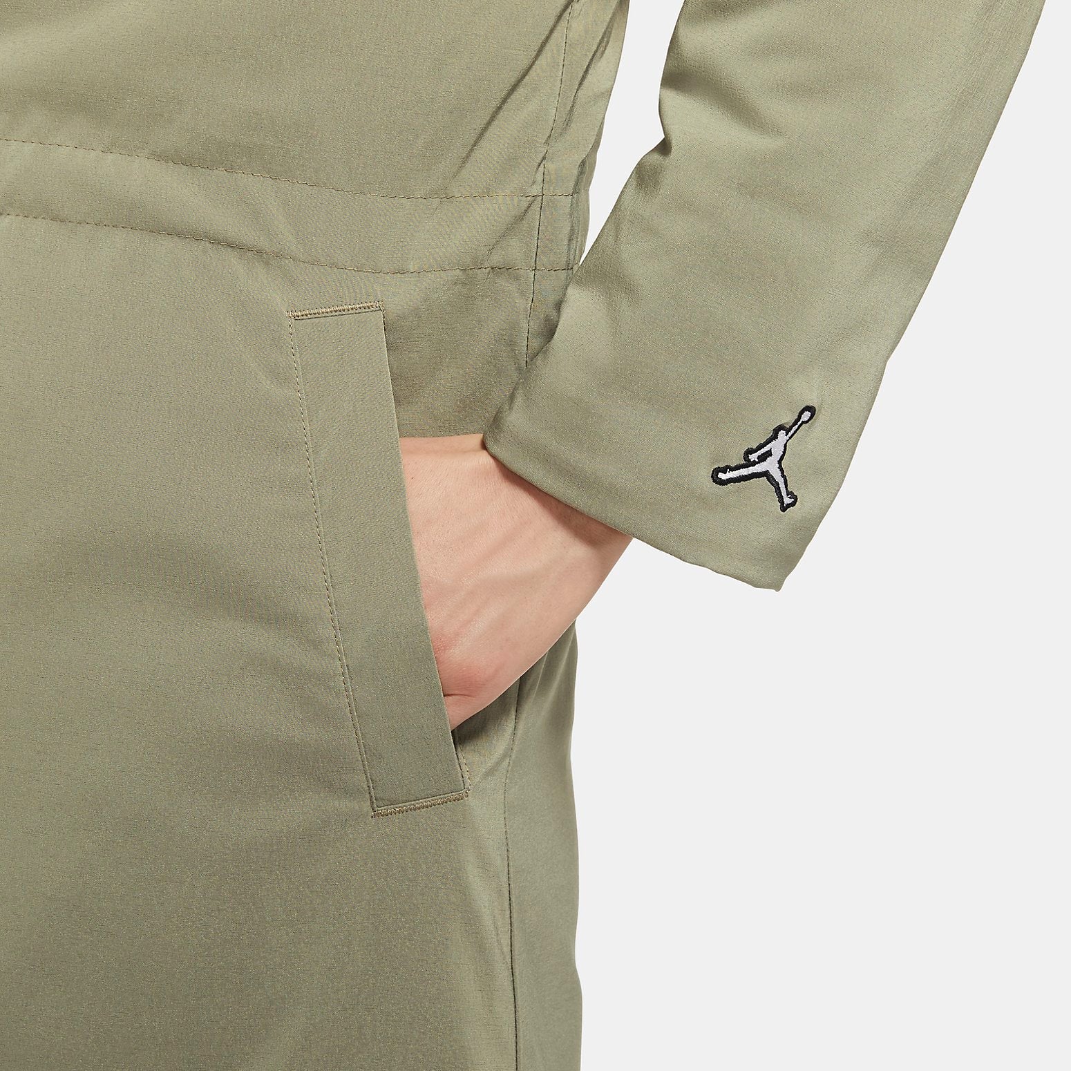 (WMNS) Air Jordan Flight Trench Coat 'Matte Olive White' DR0550-351