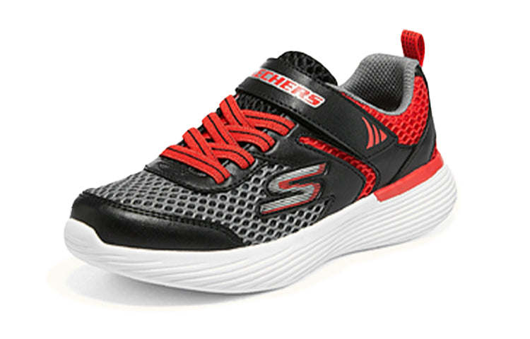 (GS) Skechers Go Run 400 V2 Darvix 'Grey Black Red' 405103L-CCRD