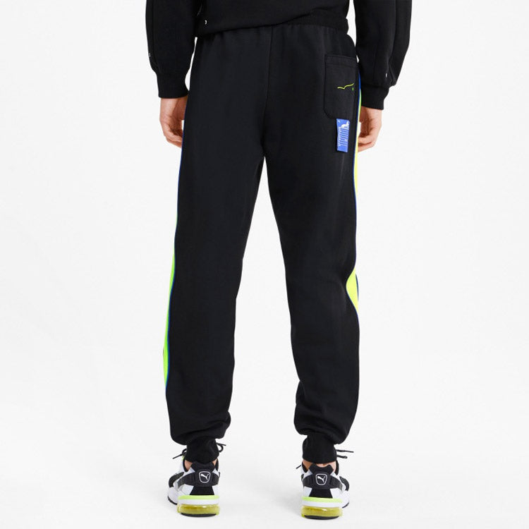 PUMA x ADER ERROR Crossover T7 Bundle Feet Casual Sports Pants Black 595536-01
