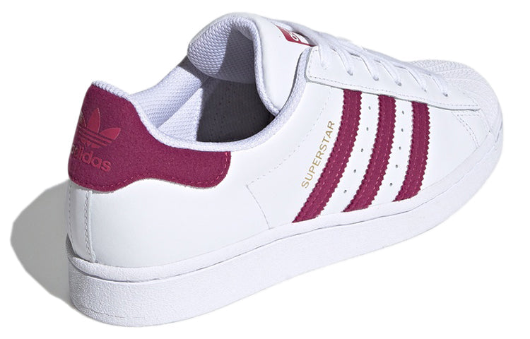 (WMNS) adidas originals Superstar 'White Red Gold' S42645