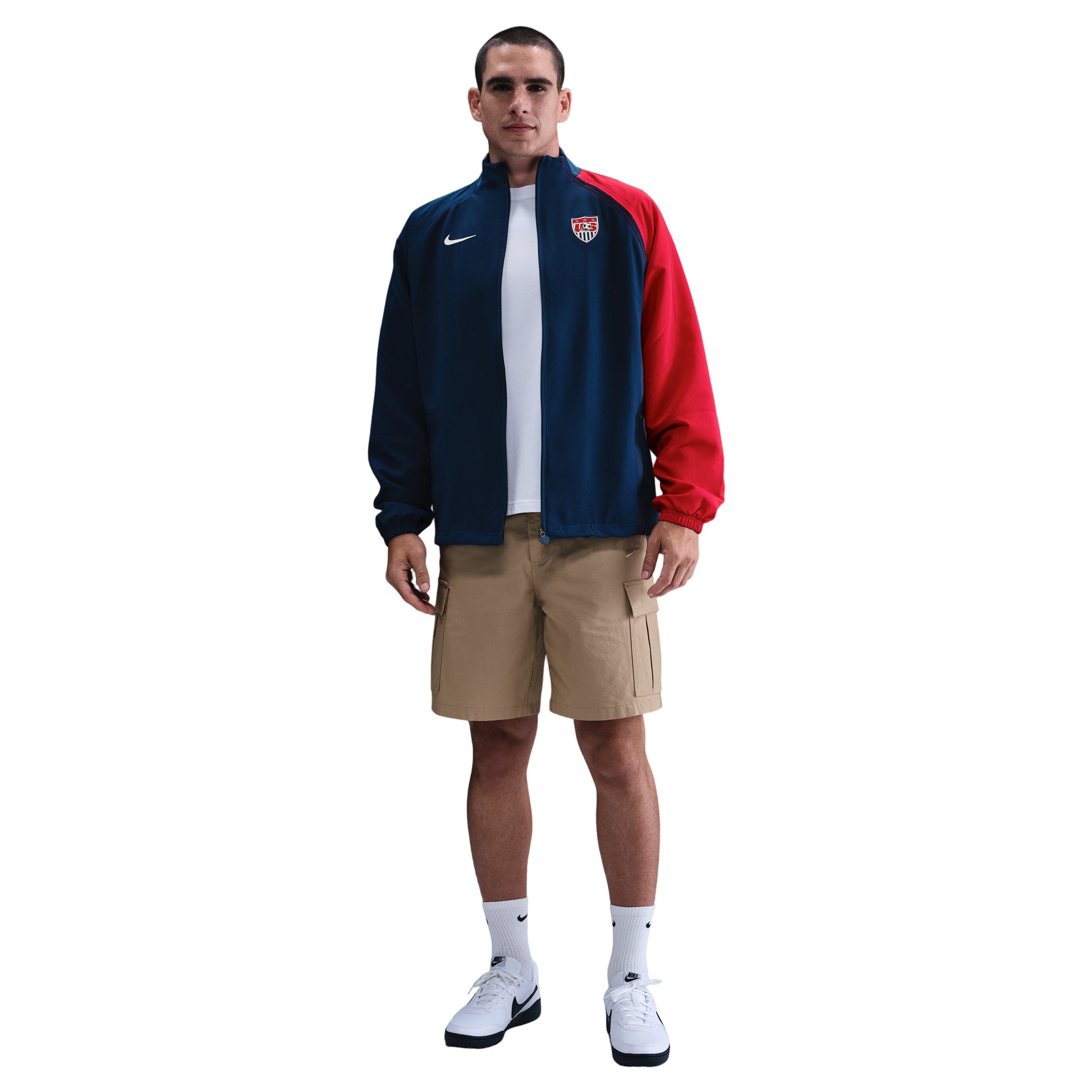 Nike USMNT 2004 Total 90 Reissue Track Jacket 'Blue Red White' HV4440-486