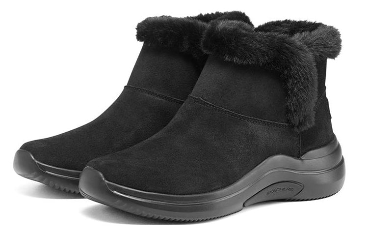 (WMNS) Skechers On-The-Go Midtown So Plush 'Black' 144250-BBK
