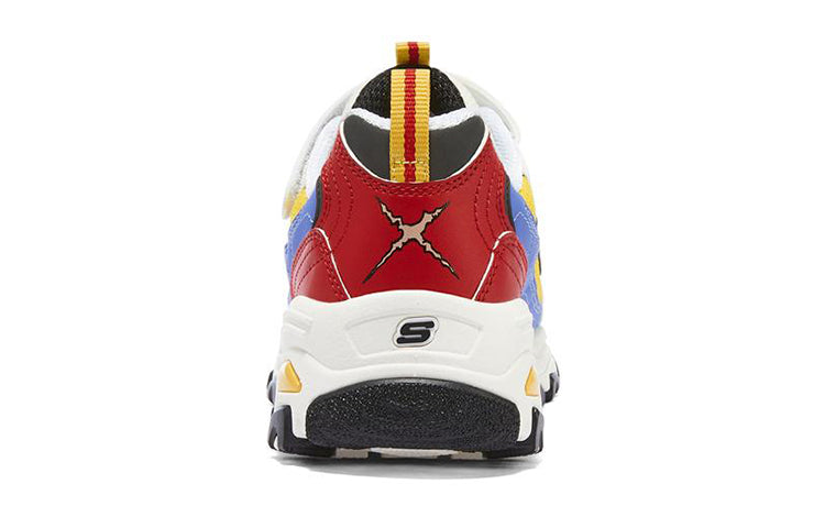 (GS) Skechers D'Lites 'White Red Yellow' 406102L-WMLT