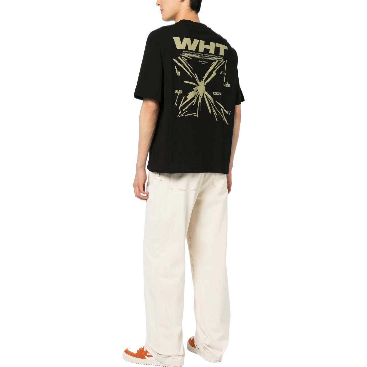 Off-White Arrows-Motif Tee 'Black' OMAA120S23JER0021017