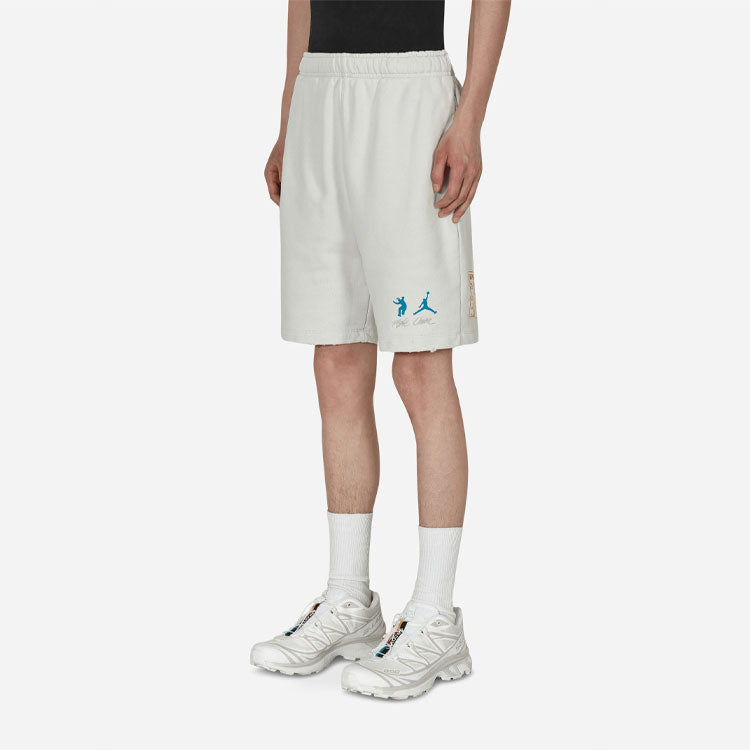 Air Jordan x union Crossover Solid Color Logo Casual Sports Breathable Shorts Asia Edition Couple Style Gray DJ9529-025