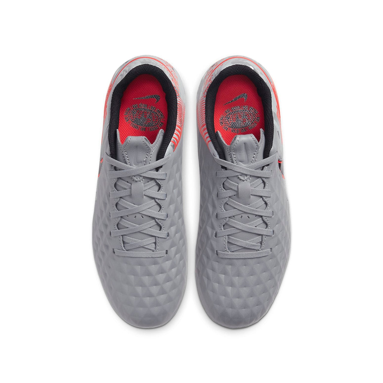 (GS) Nike Tiempo Legend 8 Academy MG 'Grey Black Red' AT5732-906