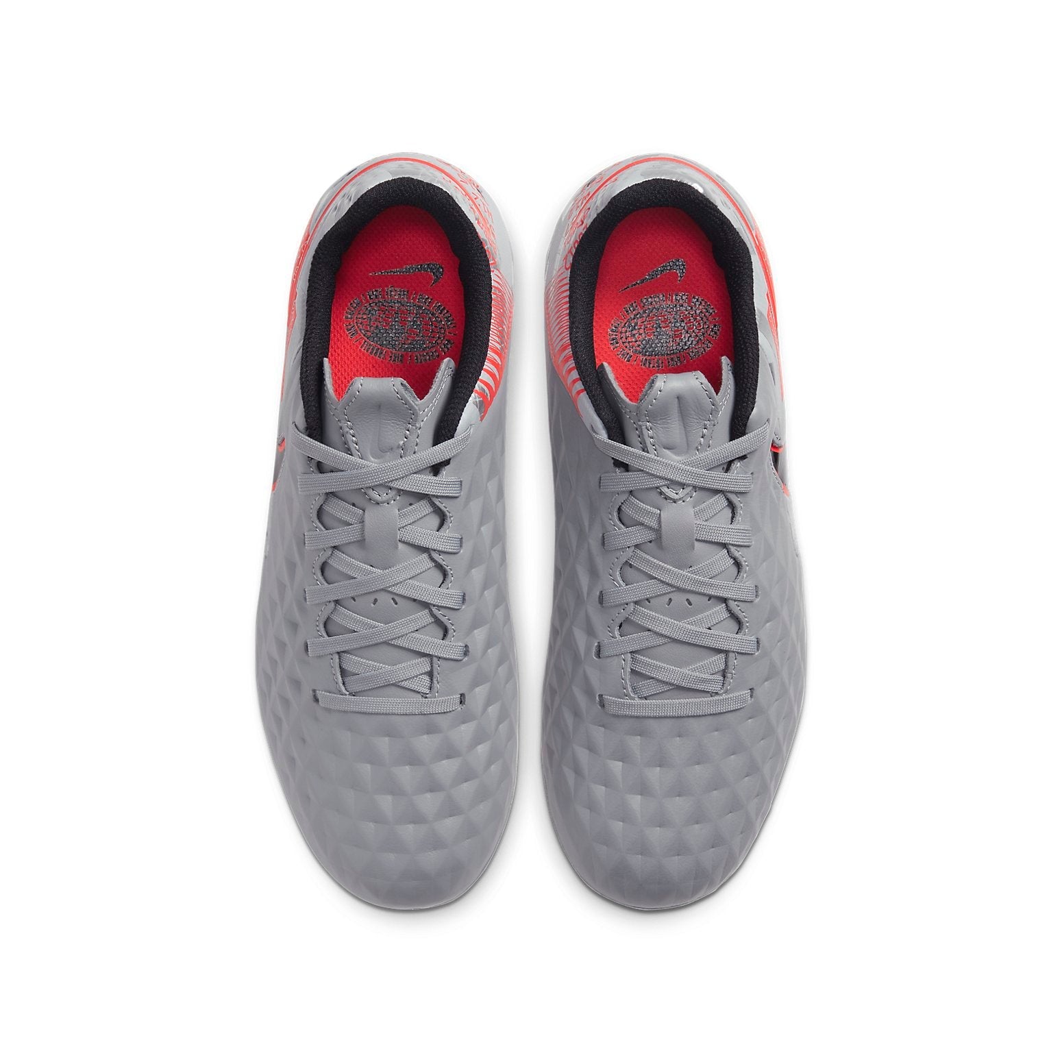 (GS) Nike Tiempo Legend 8 Academy MG 'Grey Black Red' AT5732-906