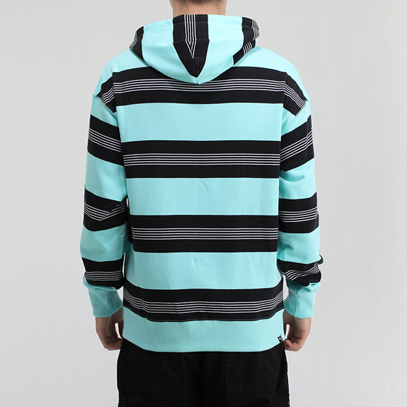 PUMA Downtown Striped Hoodie 'Blue White Black' 599188-33