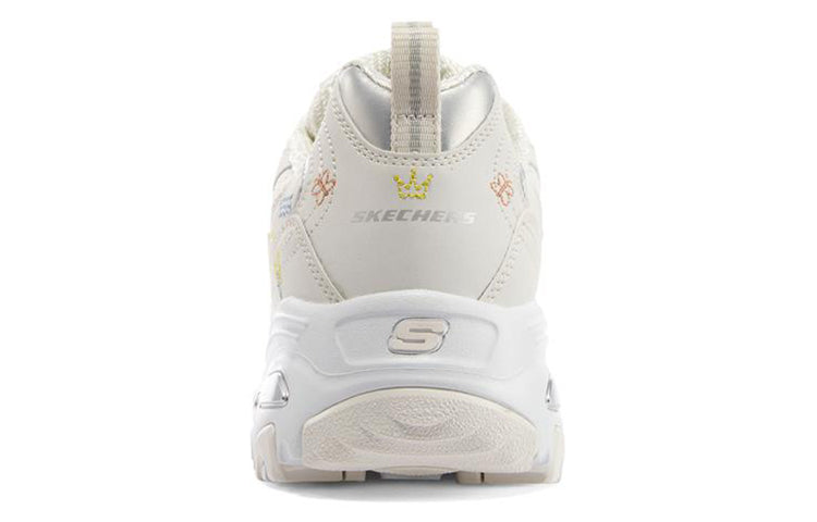 (WMNS) Skechers D'Lites 1.0 'White' 896155-OFWT