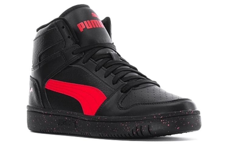 PUMA Rebound Layup Skateboarding Shoes 'Black Red' 392984-02