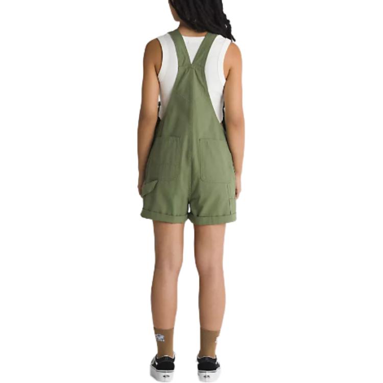 (WMNS) Vans Ground Work Shortalls 'Green' VN0A5LMWAMB