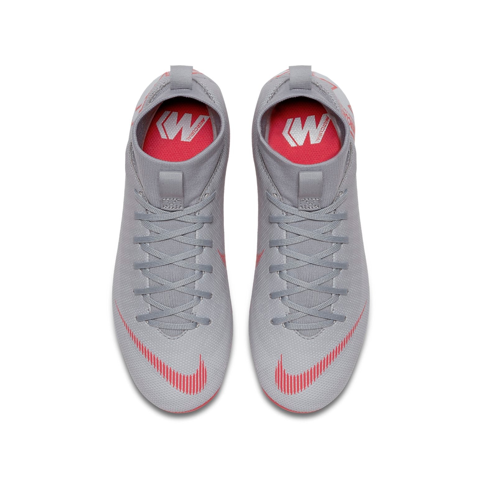 (GS) Nike JR Mercurial Superfly 6 12 Academy FG 'Grey Red' AH7337-060