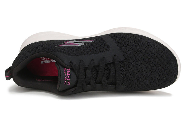 (WMNS) Skechers Go Run 600 Low Black/Pink 15098-BKPK